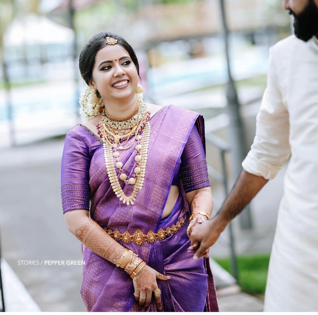 Liklee Flamboyant Blue Soft Silk Saree with Majesty Blouse Piece