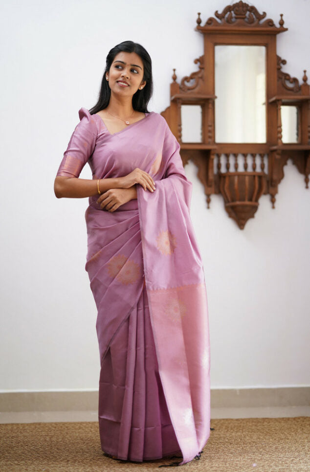 Liklee Onion Pink Designer saree for women | party wedding indian saree