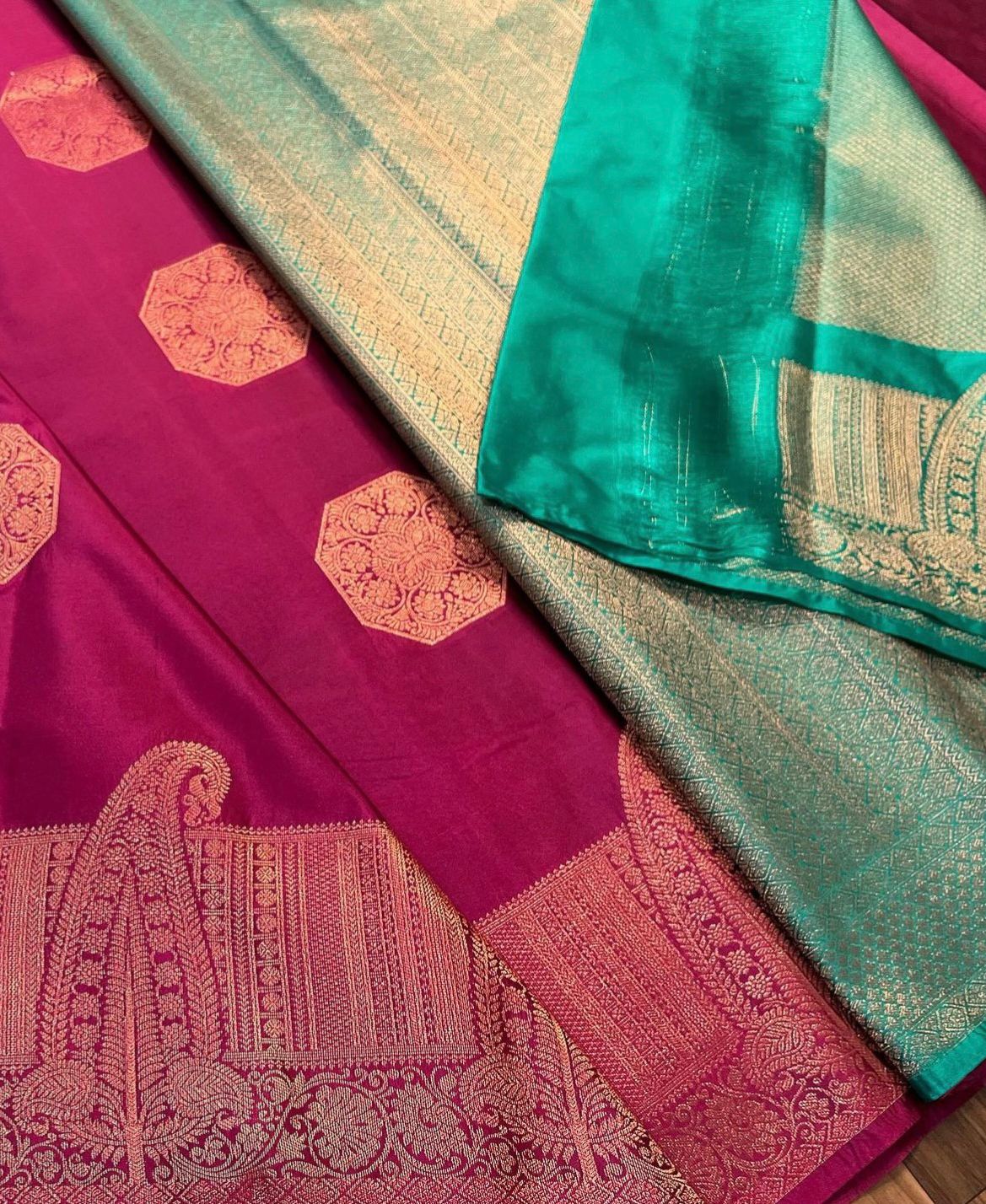 Liklee Pink Bewitching Soft Silk Saree with Classic Blouse Piece