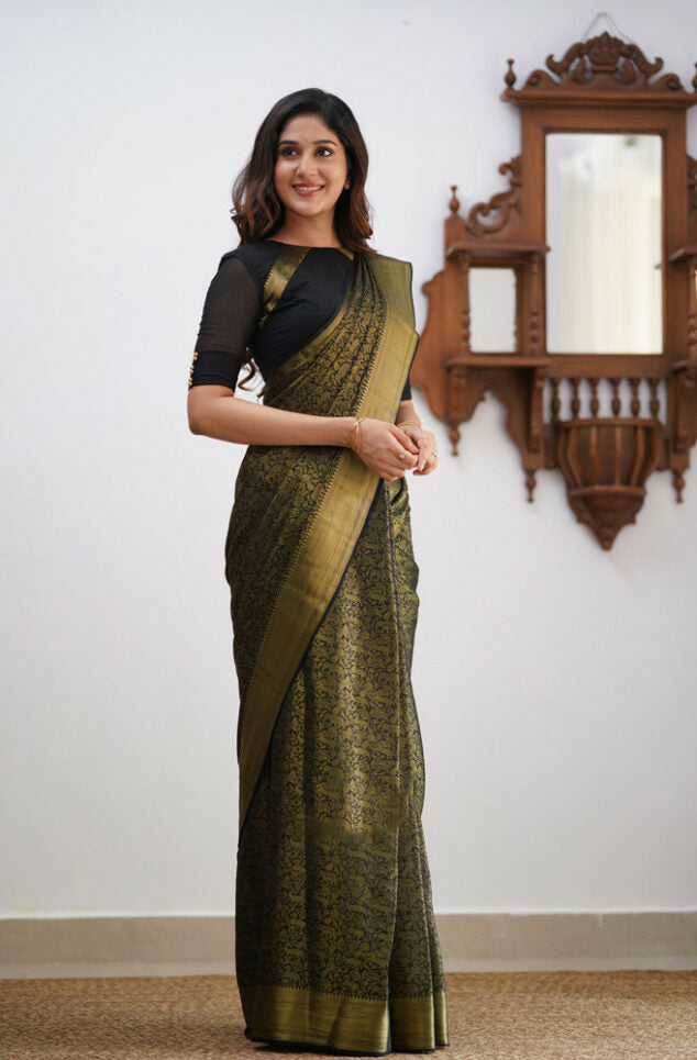 Liklee Black Designer saree for women | party wedding indian saree