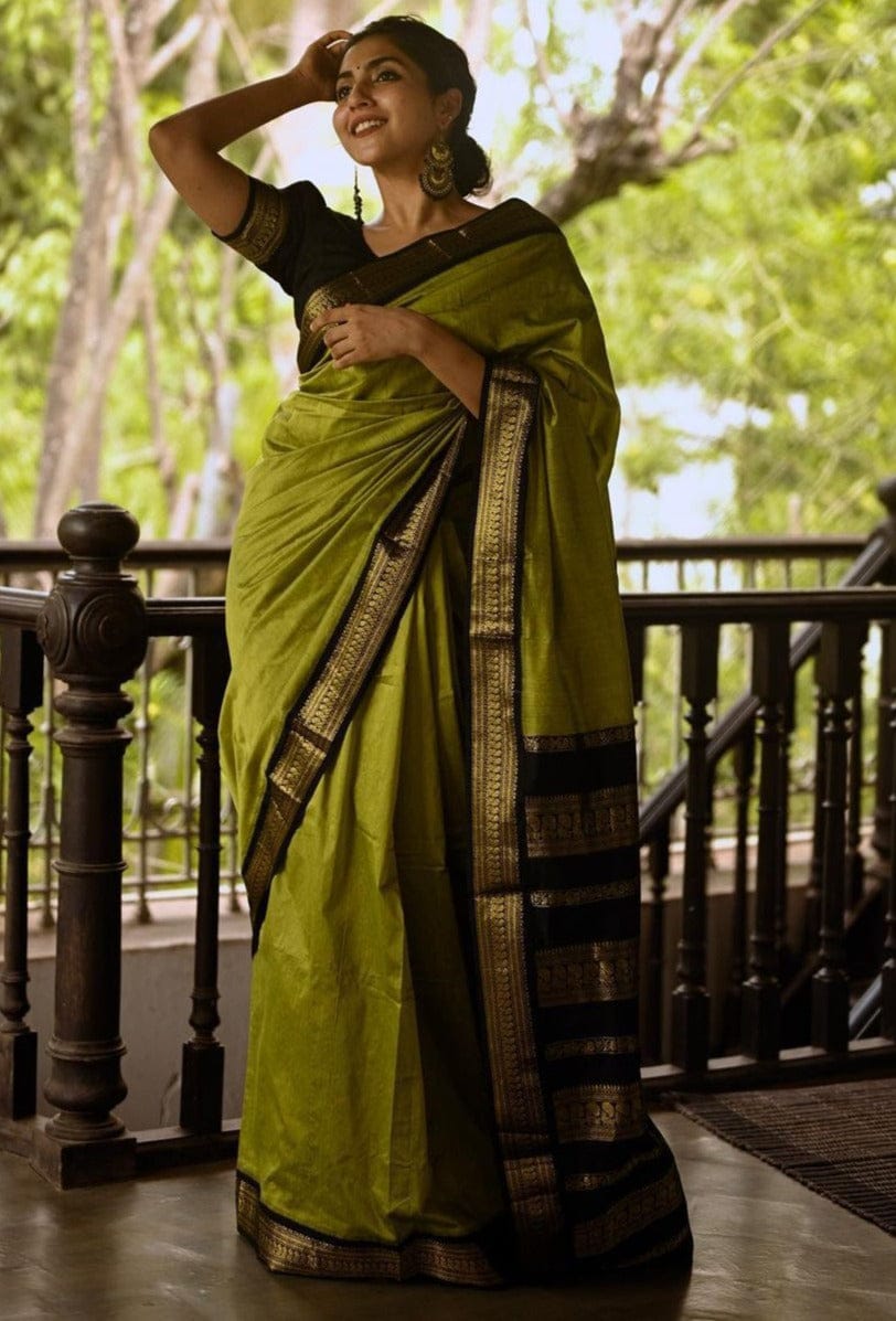 Liklee Amazing Perot Soft Silk Saree with Unique Blouse Piece