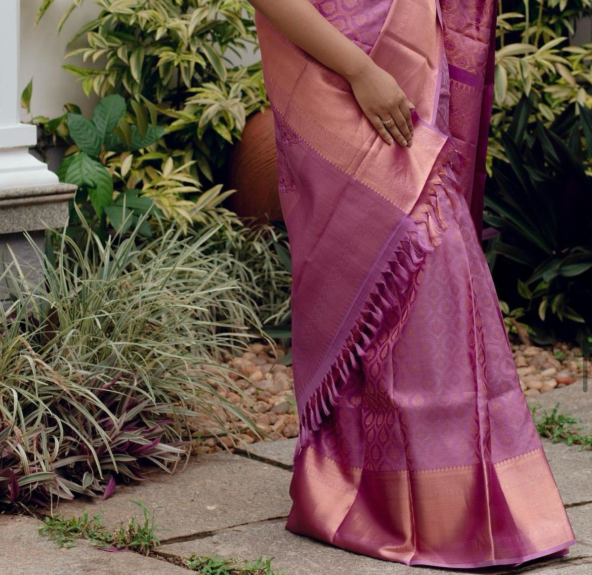 Liklee Pink Bewitching Soft Silk Saree with Classic Blouse Piece