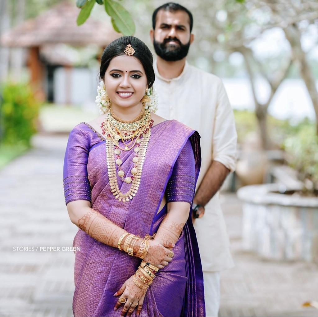 Liklee Flamboyant Blue Soft Silk Saree with Majesty Blouse Piece